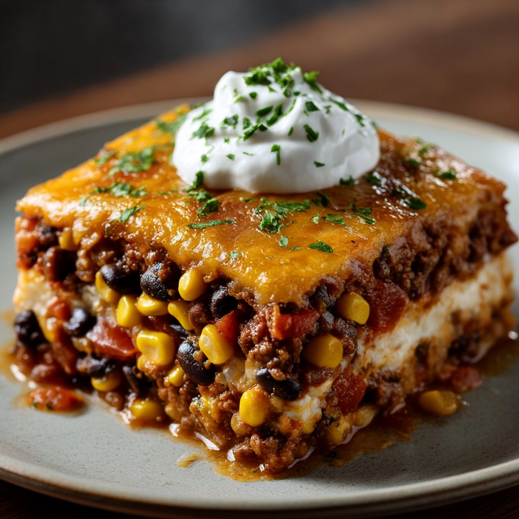 Hearty Burrito Casserole Recipe - Recipe Image