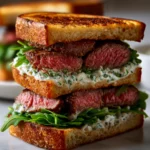 Steak Sandwich with Horseradish Sauce Recipe