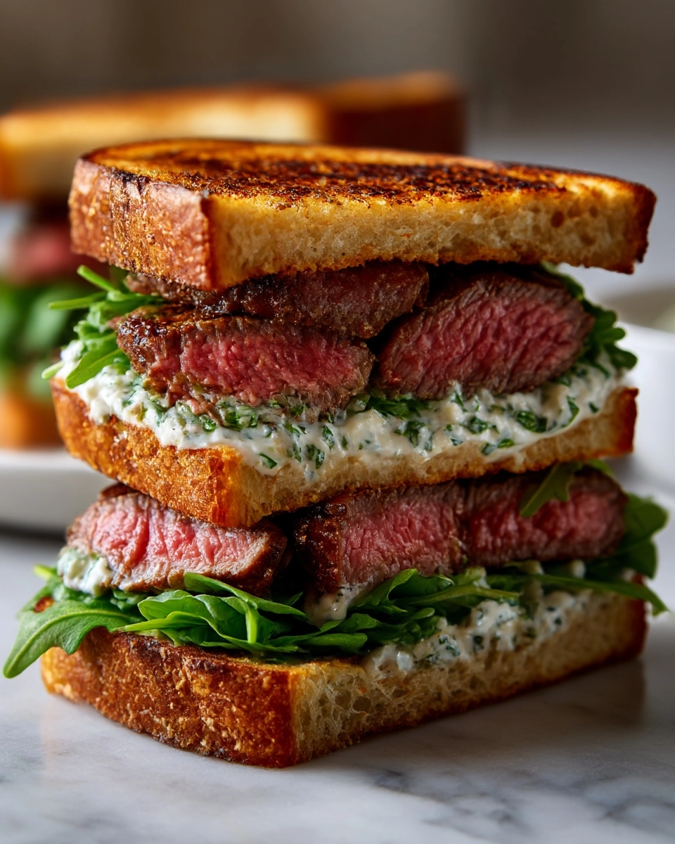 Steak Sandwich with Horseradish Sauce Recipe