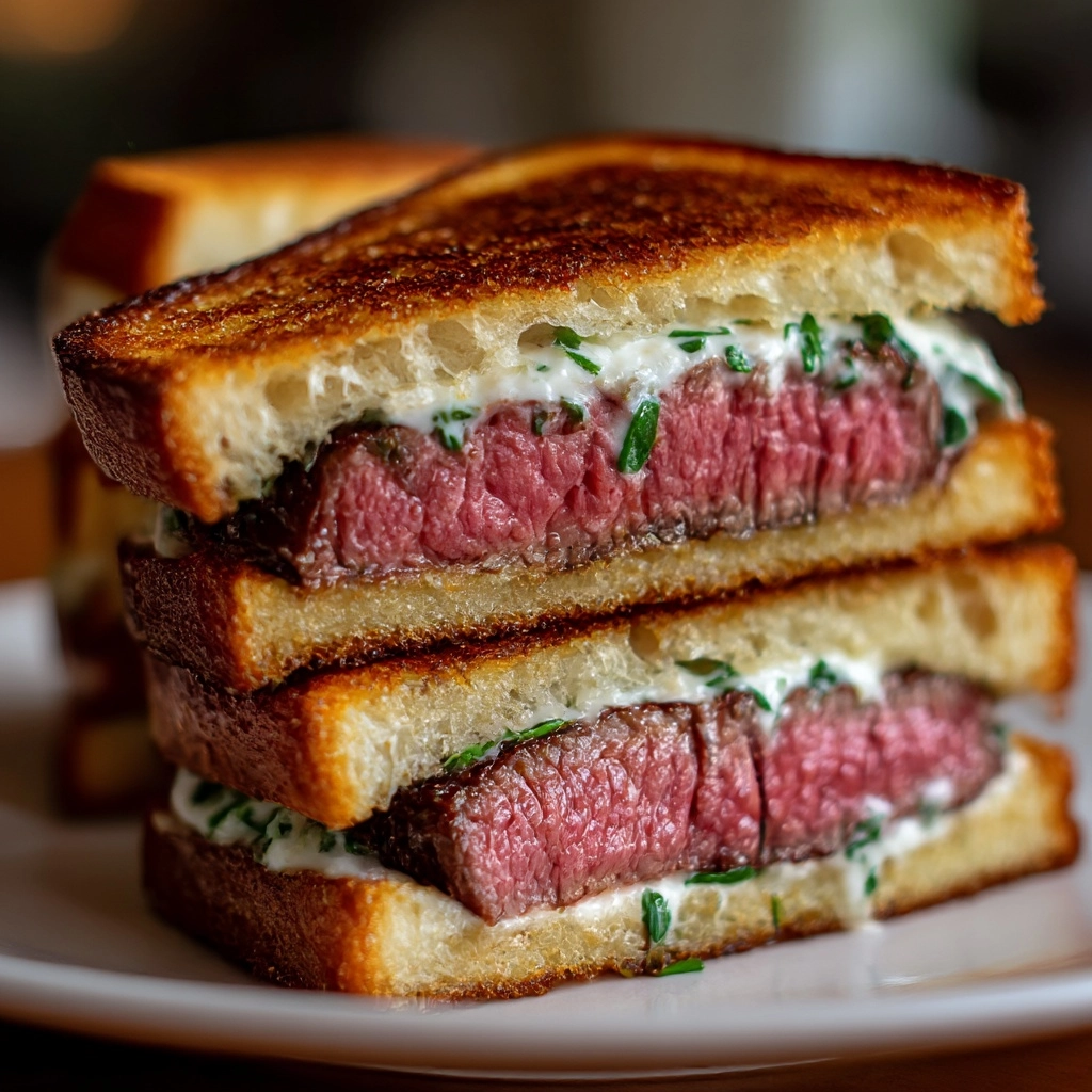 Steak Sandwich with Horseradish Sauce Recipe - Recipe Image