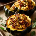 Stuffed Baked Acorn Squash Recipe