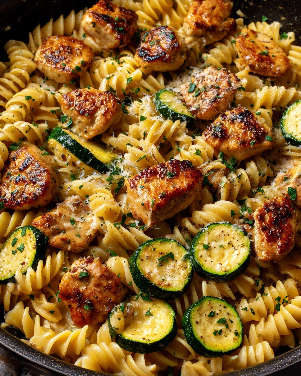 Chicken Zucchini Pasta Skillet Recipe
