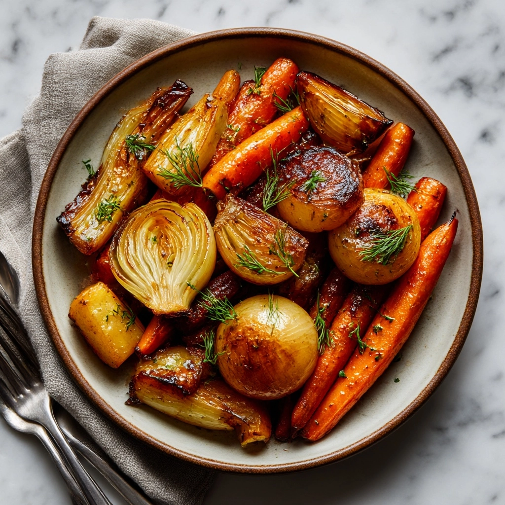 Balsamic Roasted Fennel and Carrots Recipe - Recipe Image