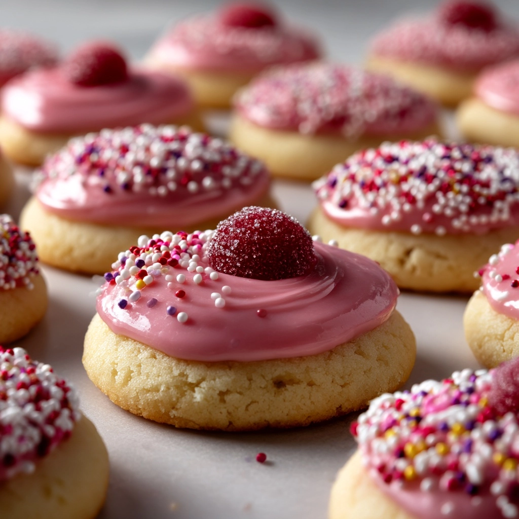 Strawberry Kiss Cookies Recipe