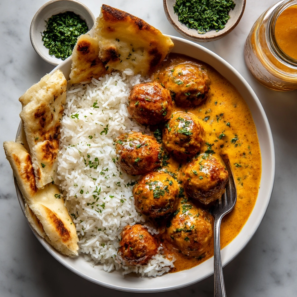 Butter Chicken Meatballs Recipe