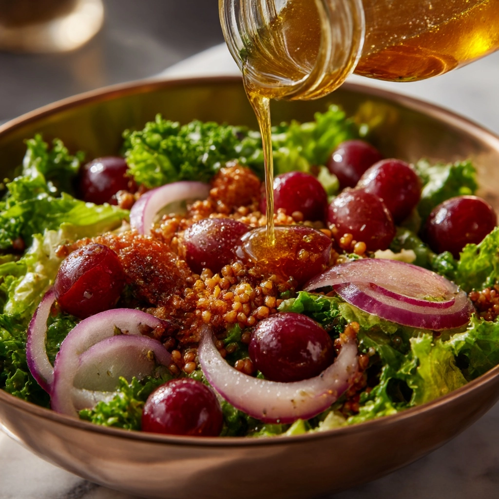 Arugula Salad with Grapes and Black Pepper Vinaigrette Recipe - Recipe Image