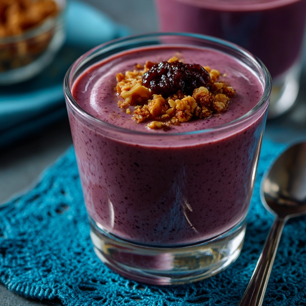 Berry Green Smoothie Recipe - Recipe Image