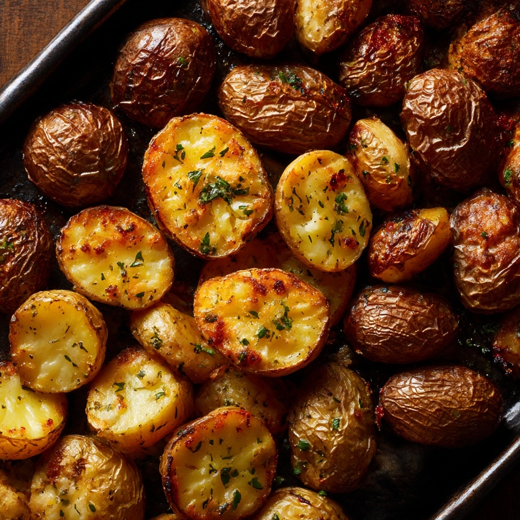 Crispy Oven Roasted Baby Potatoes Recipe - Recipe Image