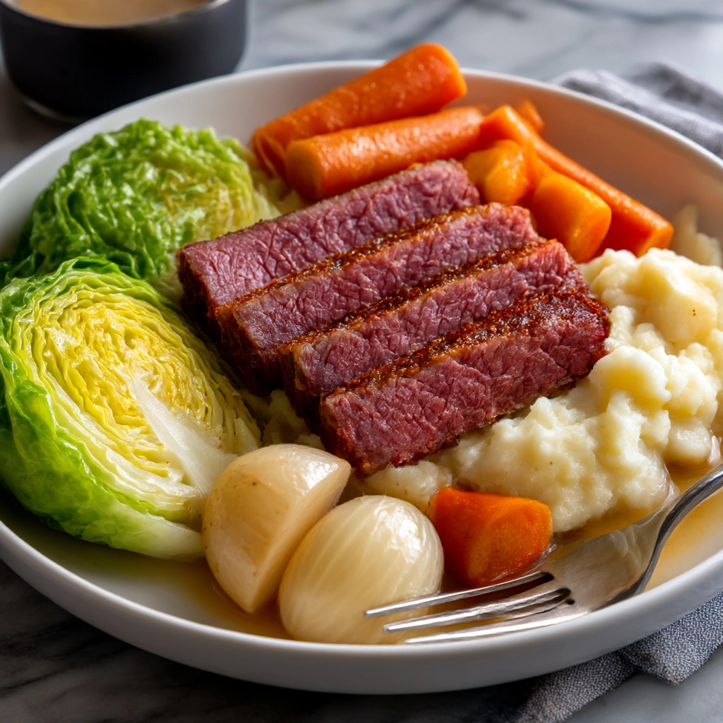 Crock Pot Corned Beef and Cabbage Recipe - Recipe Image