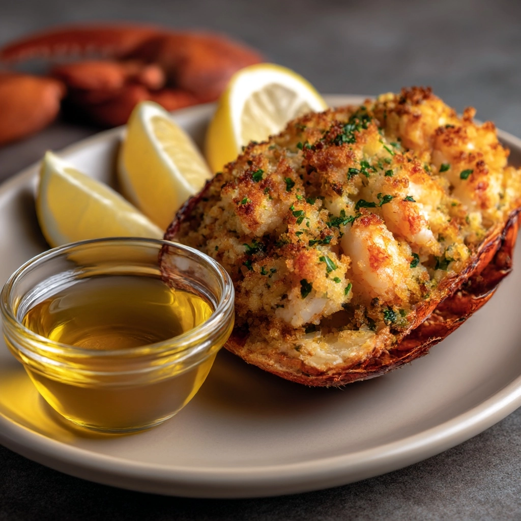 Whole Stuffed Lobster Recipe - Recipe Image