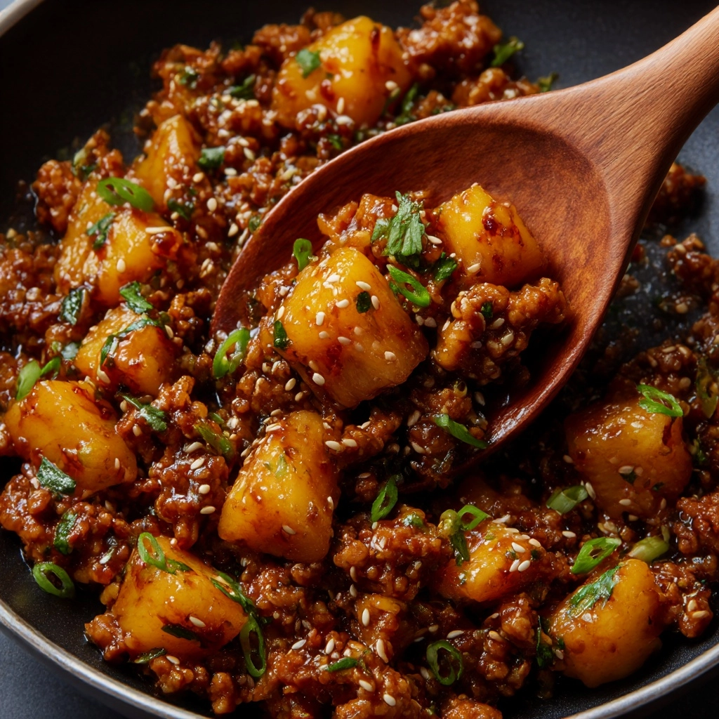 Pineapple Beef Stir Fry Recipe - Recipe Image