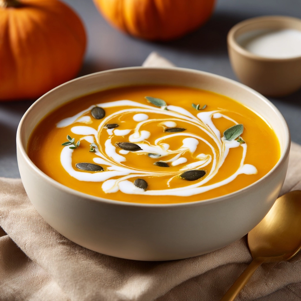 Coconut Curry Pumpkin Soup Recipe - Recipe Image