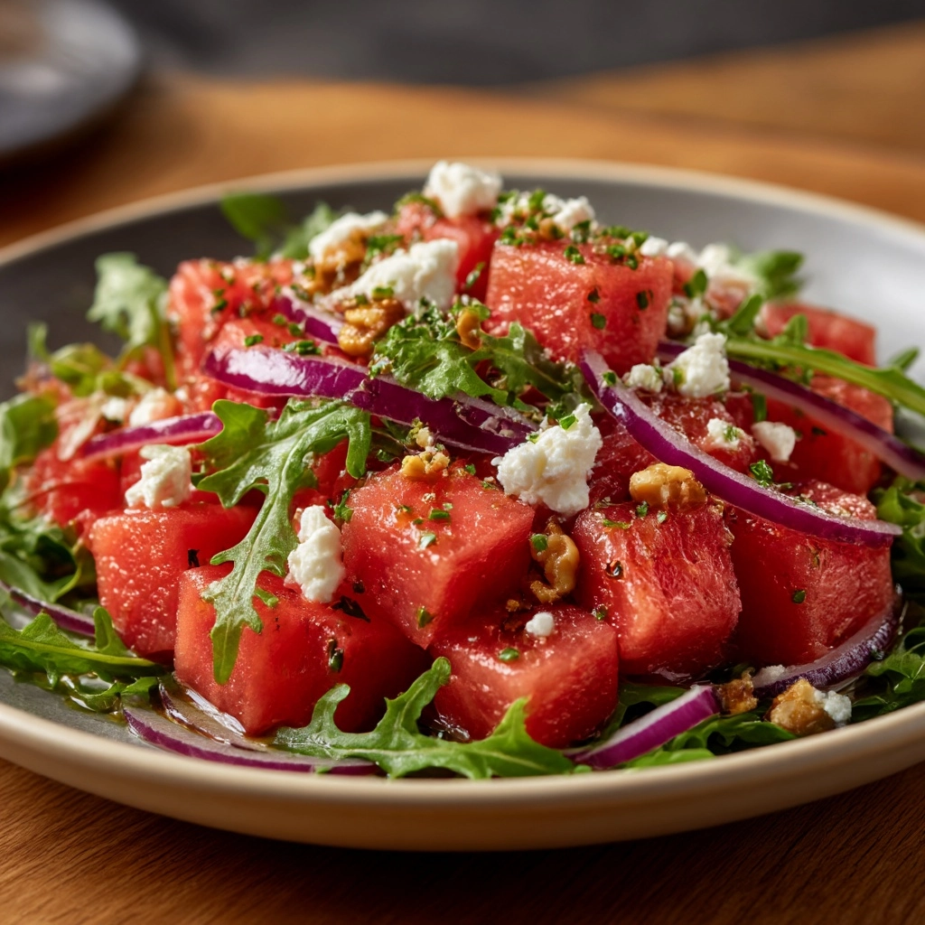 Feta Watermelon Salad Recipe - Recipe Image