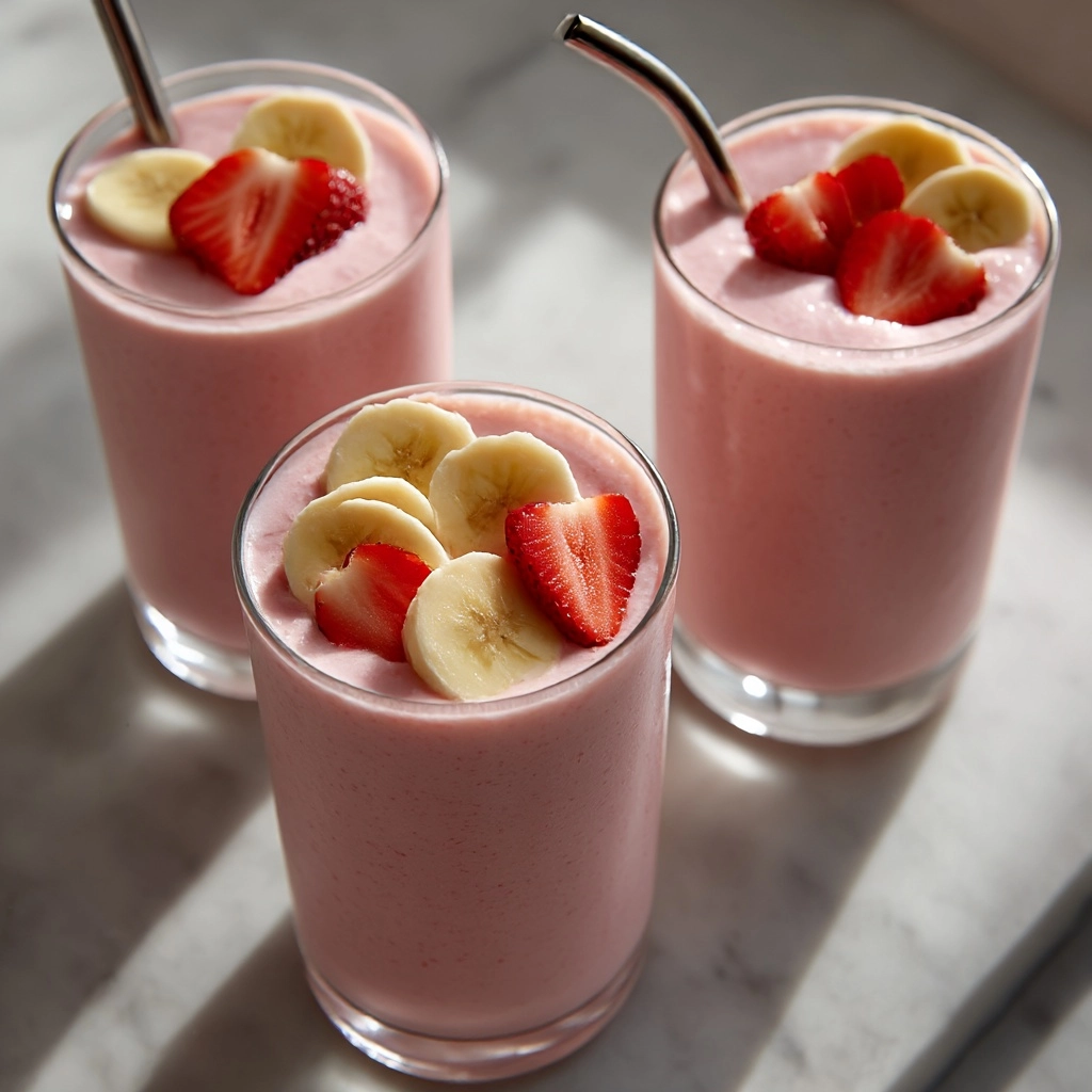 Strawberry Banana Smoothie Recipe - Recipe Image