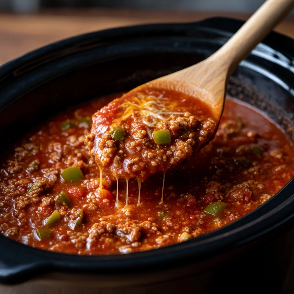Slow Cooker Stuffed Pepper Soup Recipe - Recipe Image
