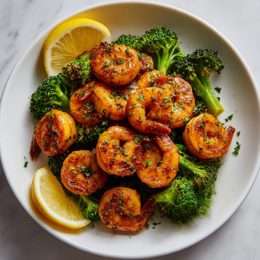 Garlic Butter Shrimp & Broccoli Recipe - Recipe Image