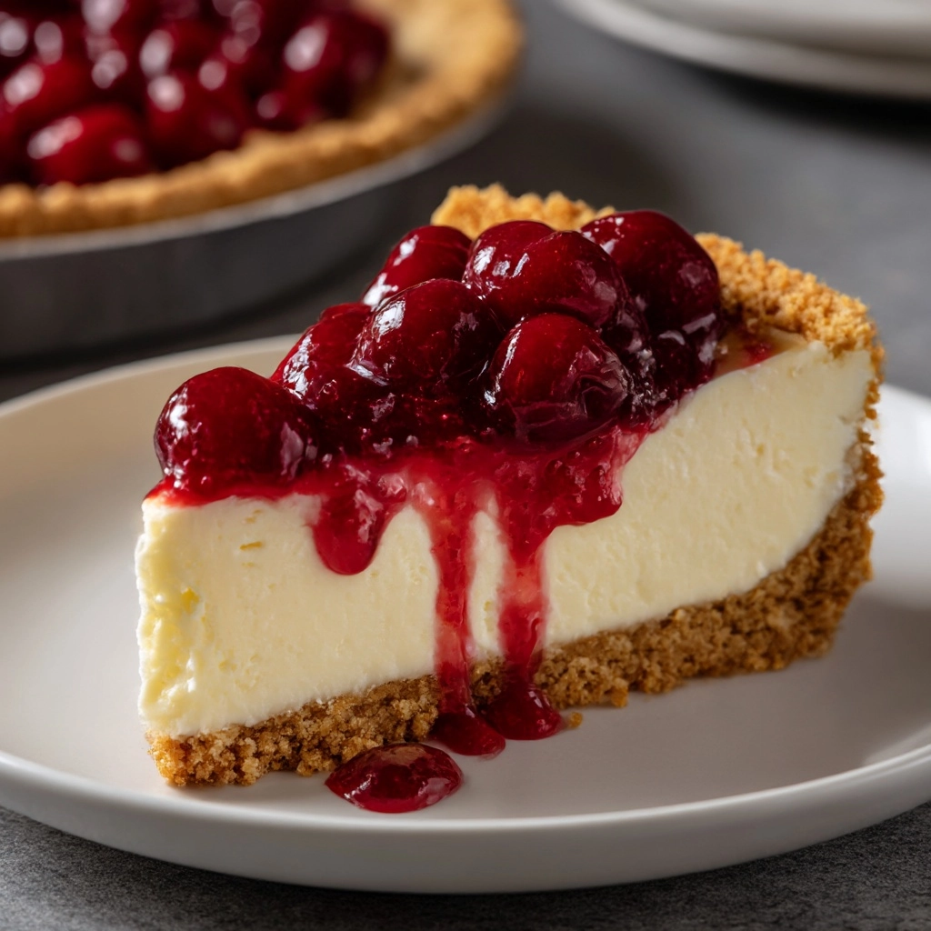 Easy No-Bake Cherry Pie Recipe - Recipe Image