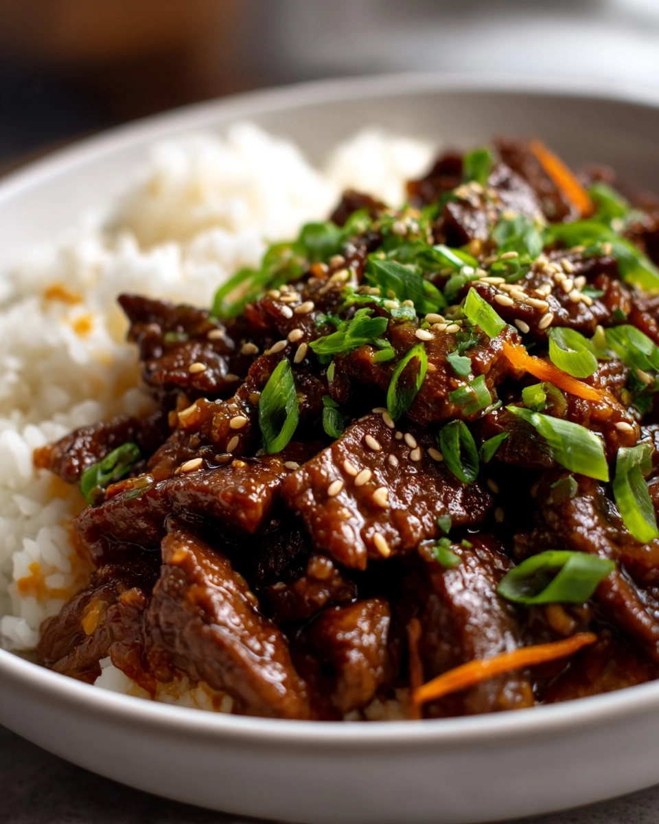 Slow Cooker Mongolian Beef Recipe