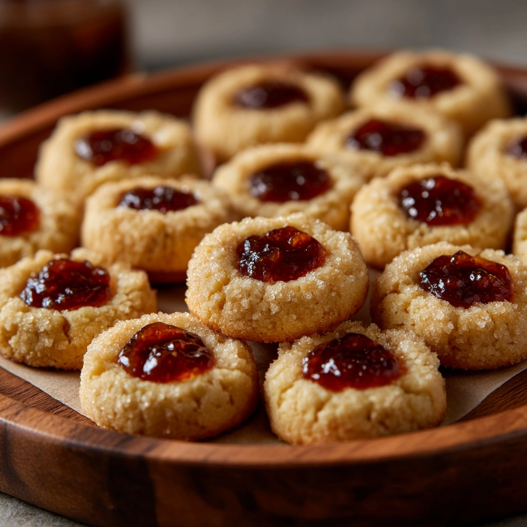 Savory Thumbprint Cookies Recipe - Recipe Image