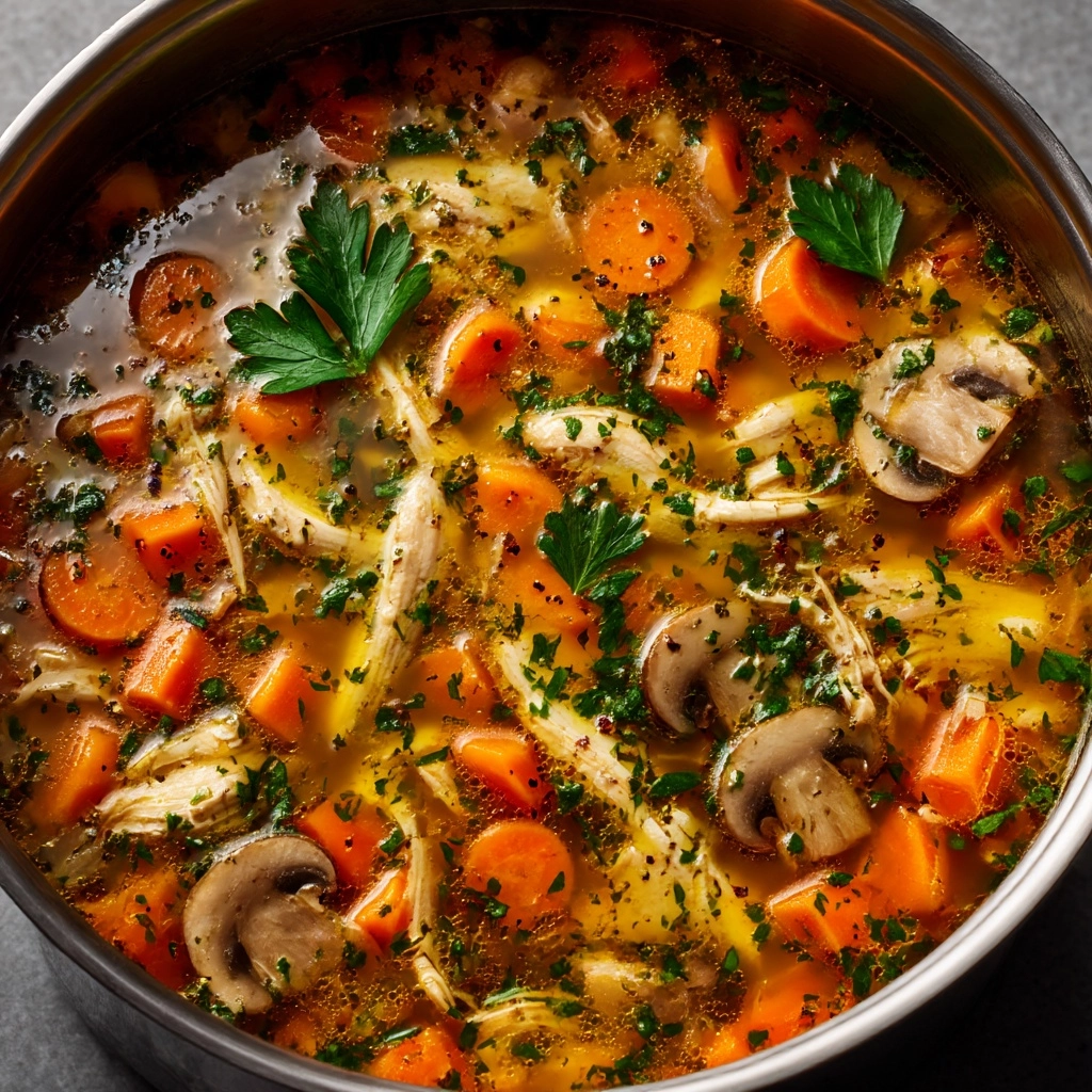 Leftover Rotisserie Chicken Soup Recipe - Recipe Image