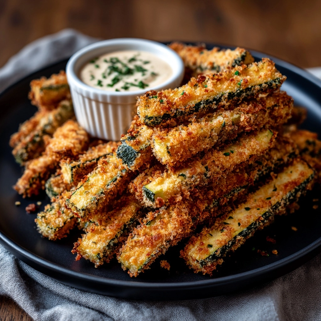 Baked Zucchini Fries Recipe - Recipe Image