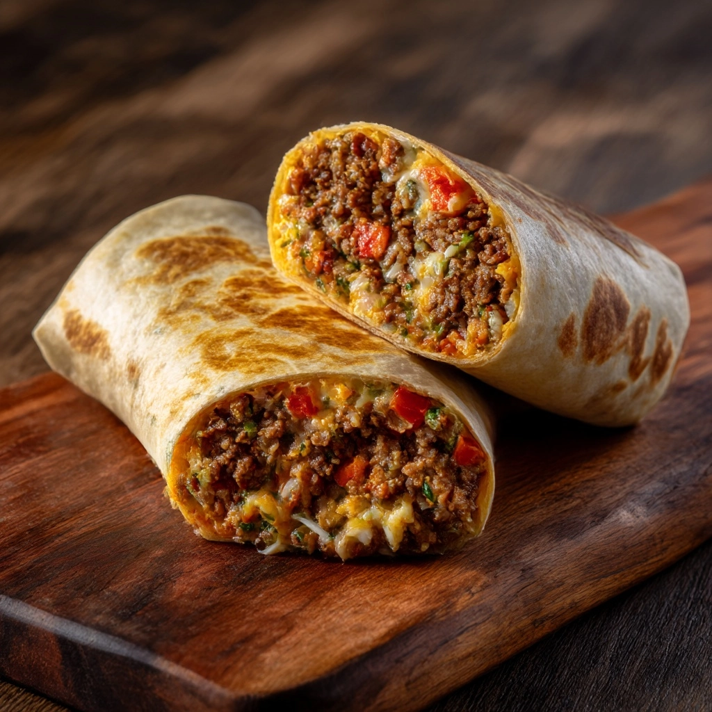Beef Burritos Recipe - Recipe Image
