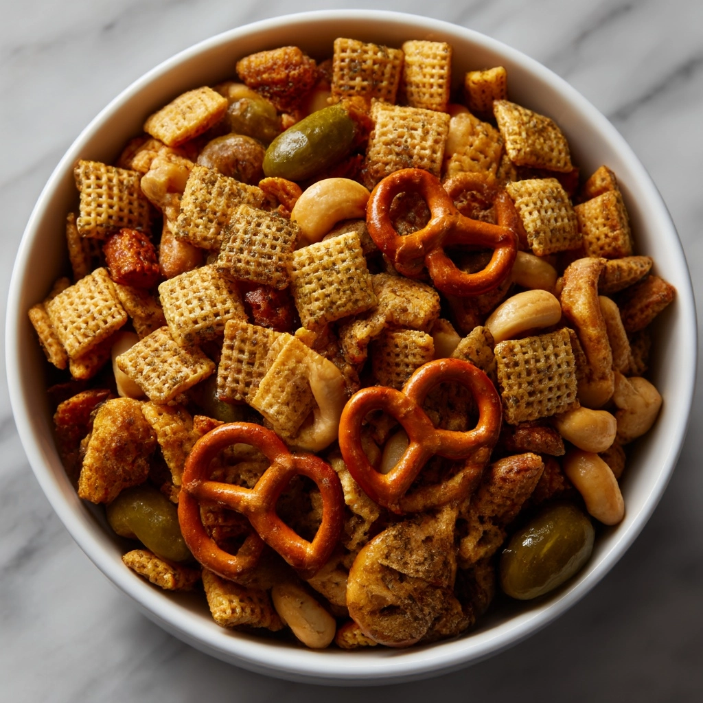 Dill Pickle Chex Mix Recipe - Recipe Image