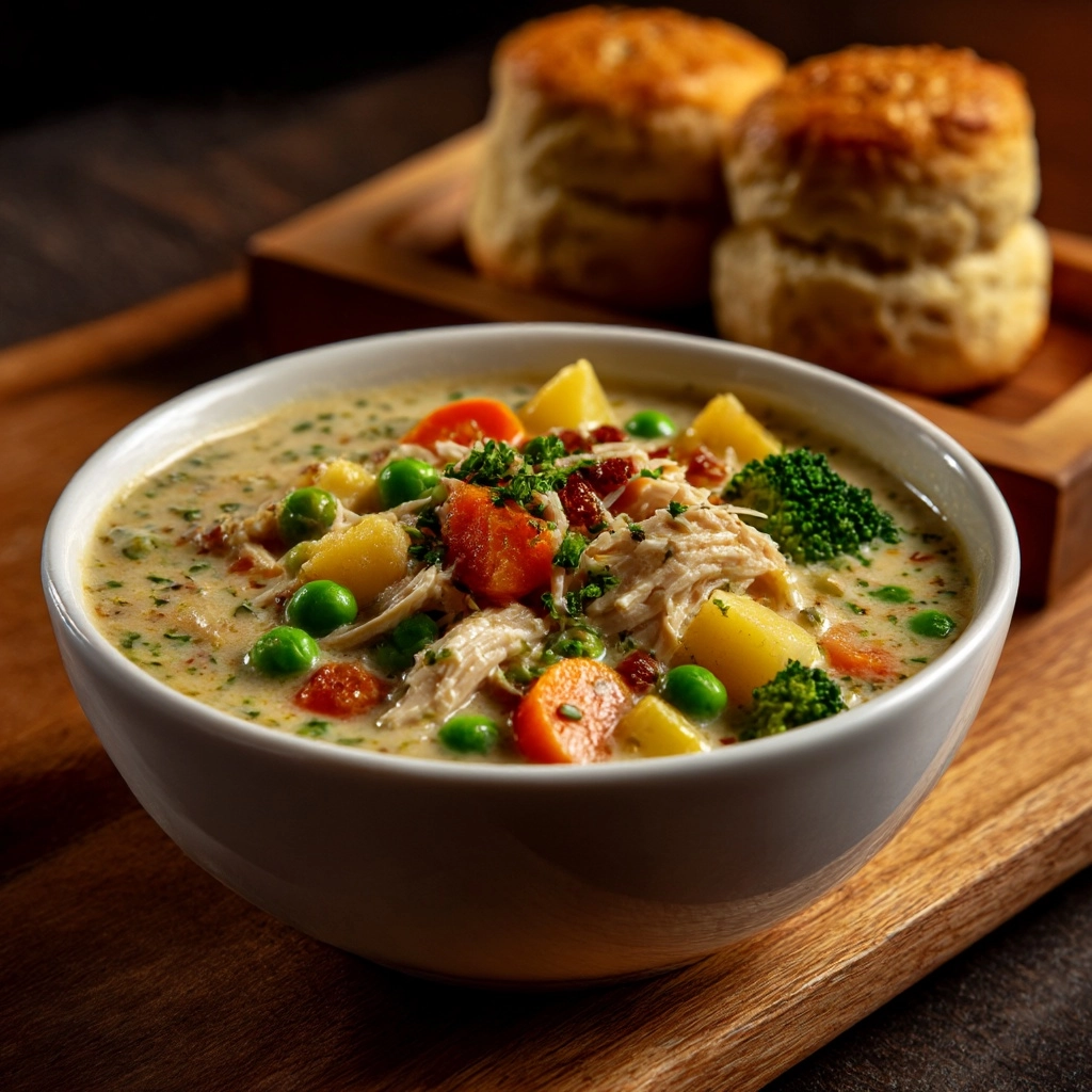 Chicken Pot Pie Soup Recipe - Recipe Image