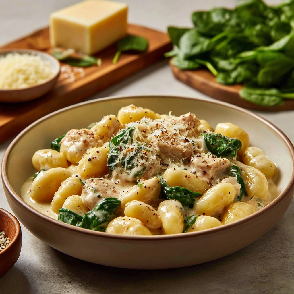 Creamy Chicken Gnocchi Recipe - Recipe Image