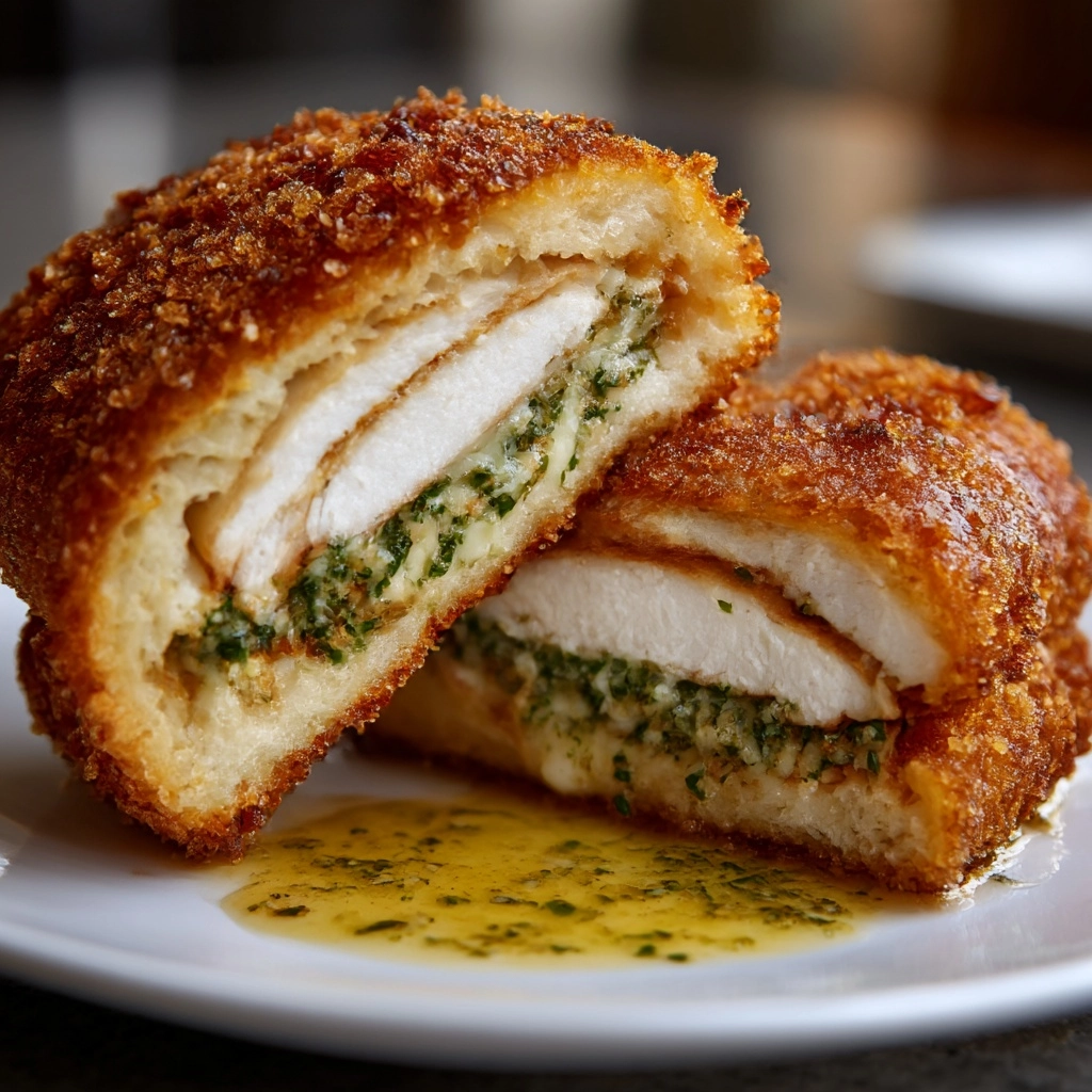 Crispy Chicken with Herb Butter Recipe - Recipe Image