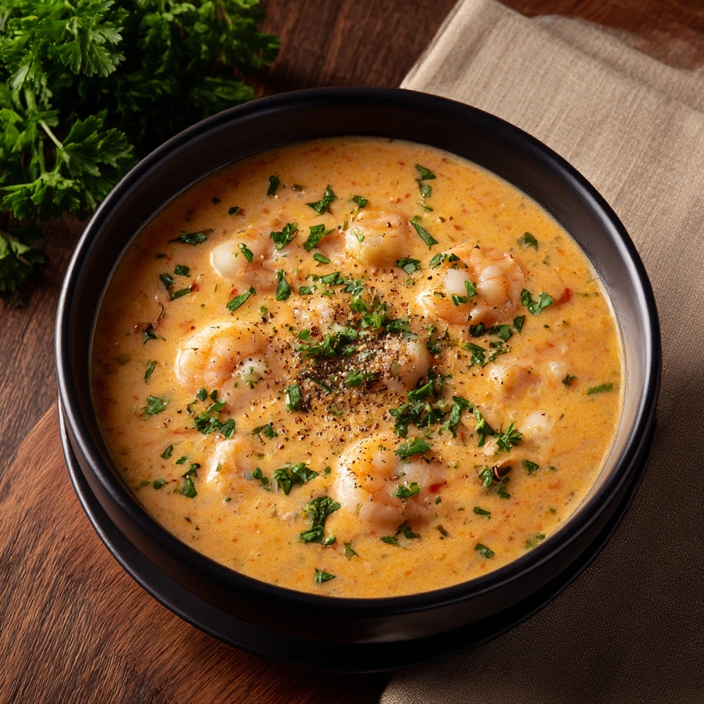 Crab and Shrimp Seafood Bisque Recipe - Recipe Image