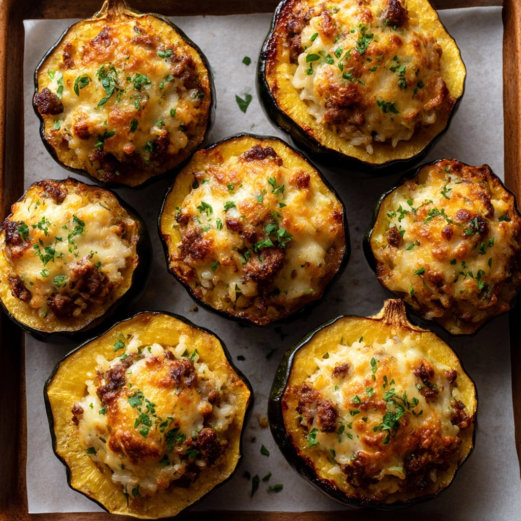 Stuffed Baked Acorn Squash Recipe - Recipe Image