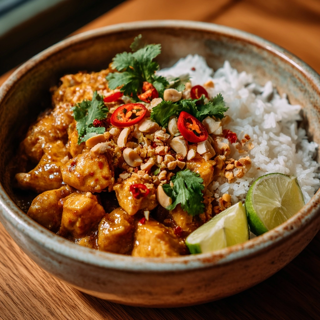 Spicy Thai Peanut Chicken Recipe