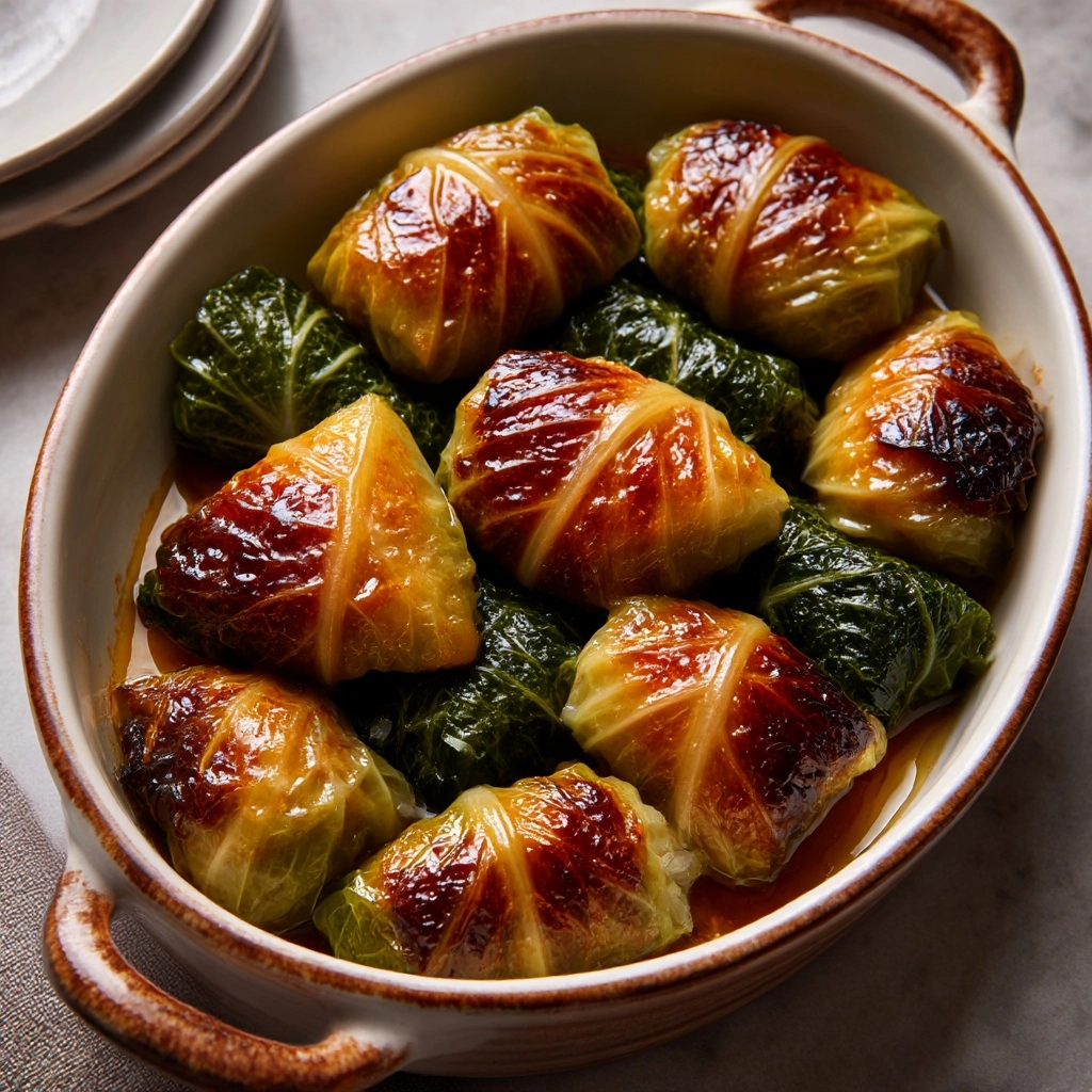 Meat & Rice Stuffed Leeks Recipe - Recipe Image