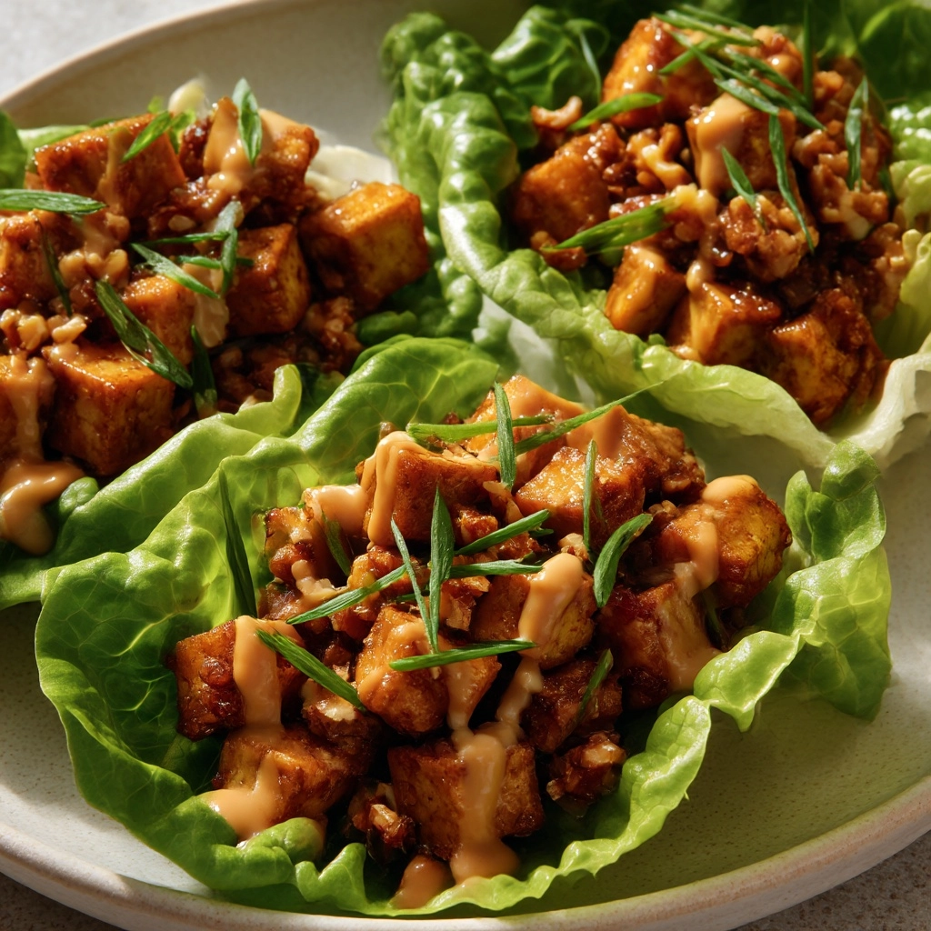 Vegan Lettuce Wraps Recipe - Recipe Image