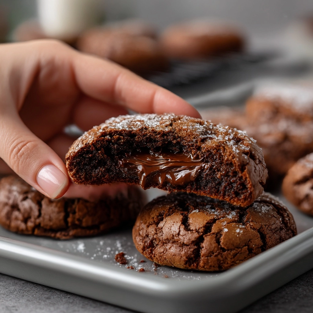 Two Huge Double Chocolate Cookies Recipe - Recipe Image