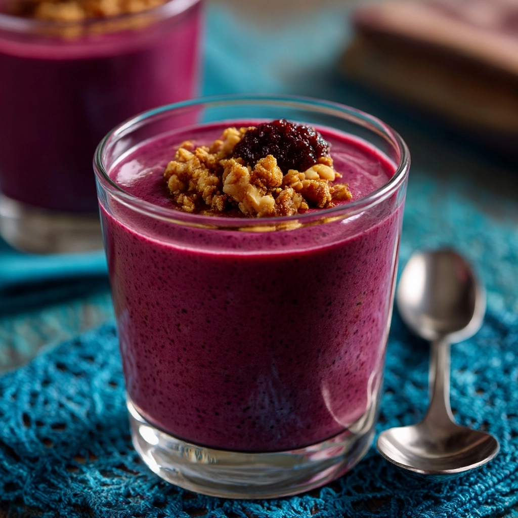 Berry Green Smoothie Recipe - Recipe Image