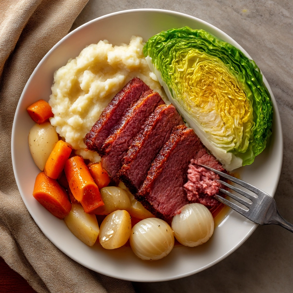Crock Pot Corned Beef and Cabbage Recipe - Recipe Image
