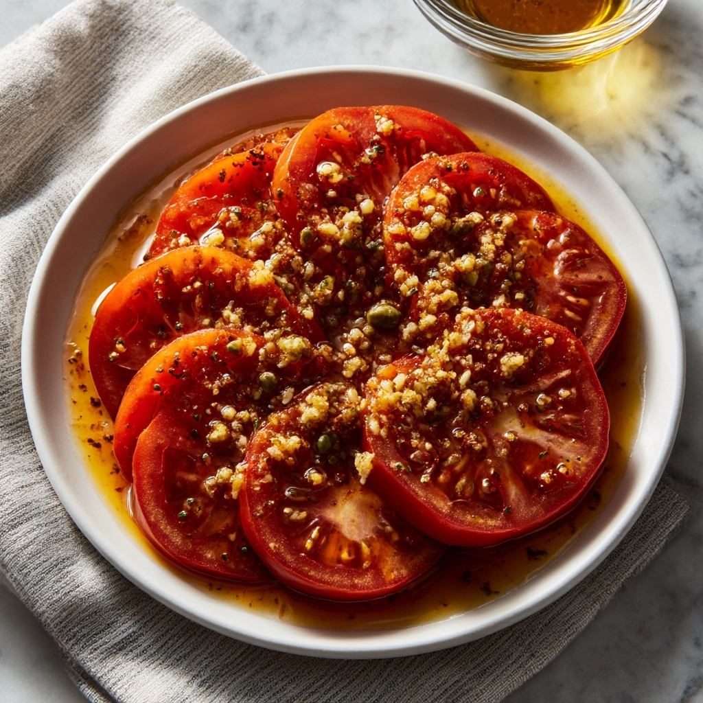 Shallot Mustard Tomato Salad Recipe - Recipe Image