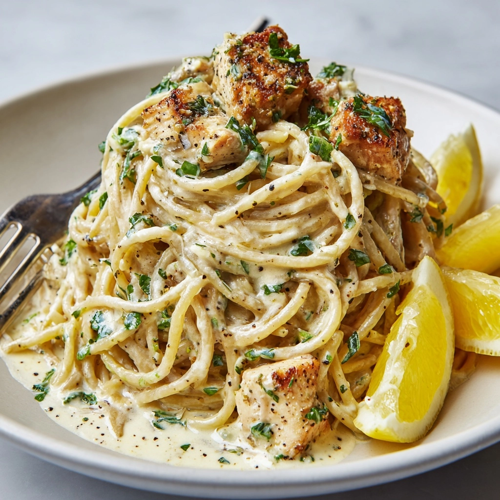 Lemon Chicken Pasta Recipe - Recipe Image