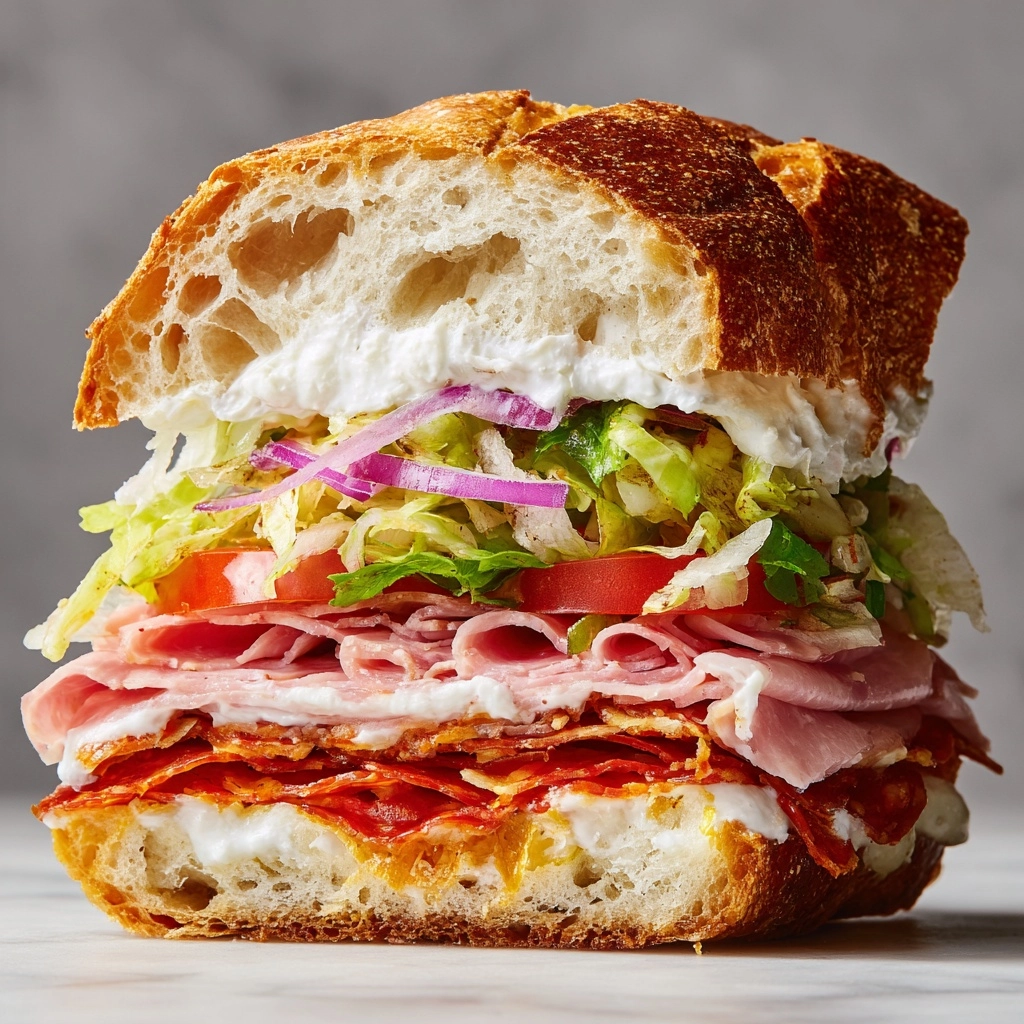 Italian Grinder Salad Sandwich Recipe
