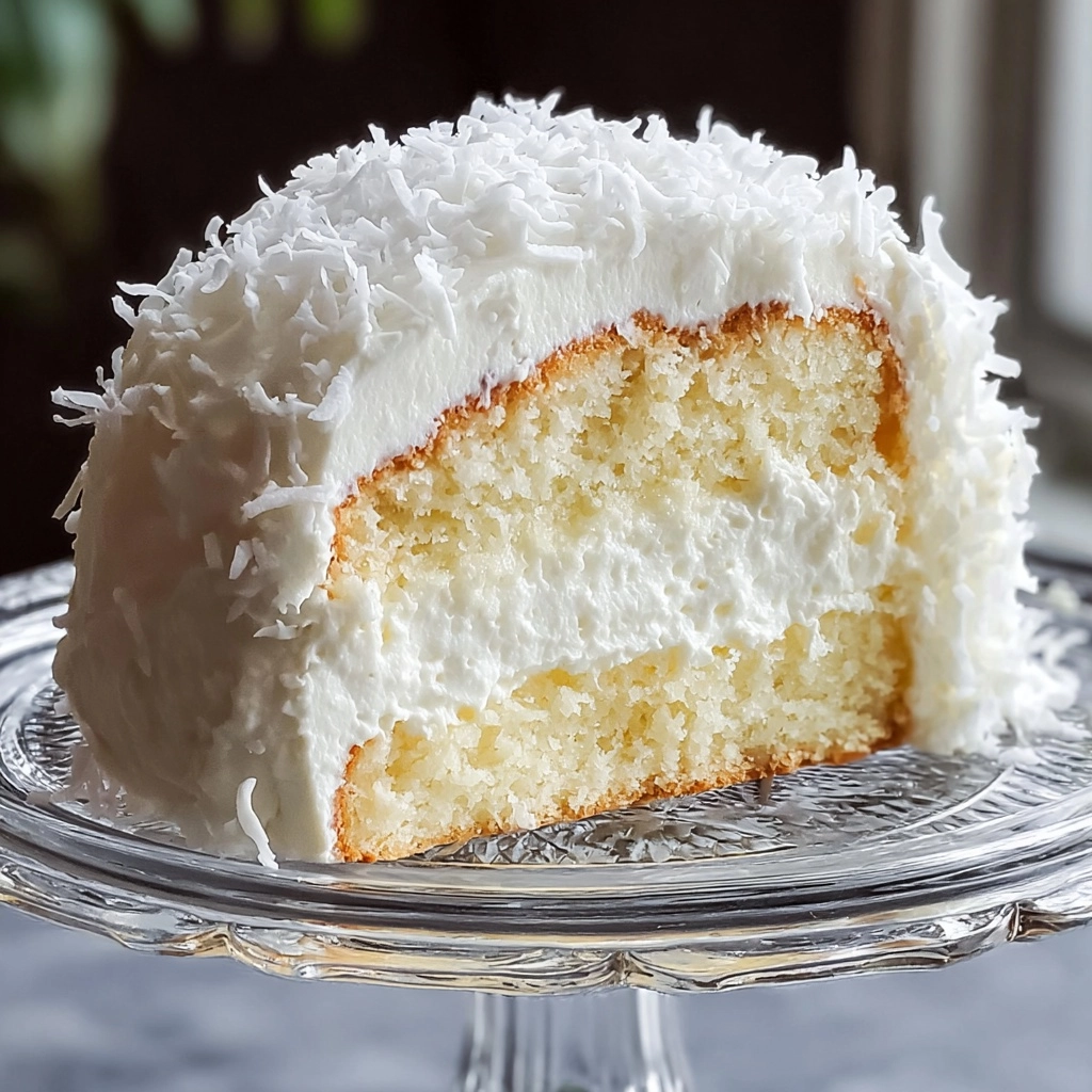 Coconut Cloud Cake Recipe - Recipe Image