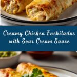 Chicken Enchiladas with Sour Cream Sauce Recipe