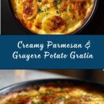 Crispy Parmesan and Gruyere Potato Gratin Recipe