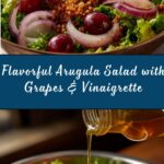 Arugula Salad with Grapes and Black Pepper Vinaigrette Recipe