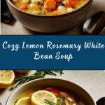 Easy Lemon Rosemary White Bean Soup Recipe