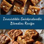 Snickerdoodle Blondies Recipe