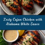 Cajun Grilled Chicken with Alabama White Sauce Recipe