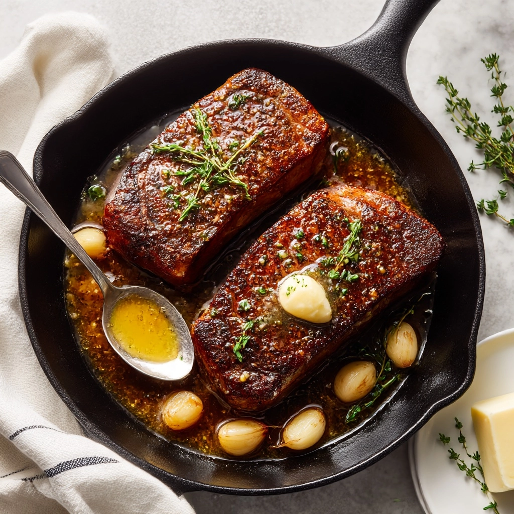 Pan Seared Ribeye Steak Recipe