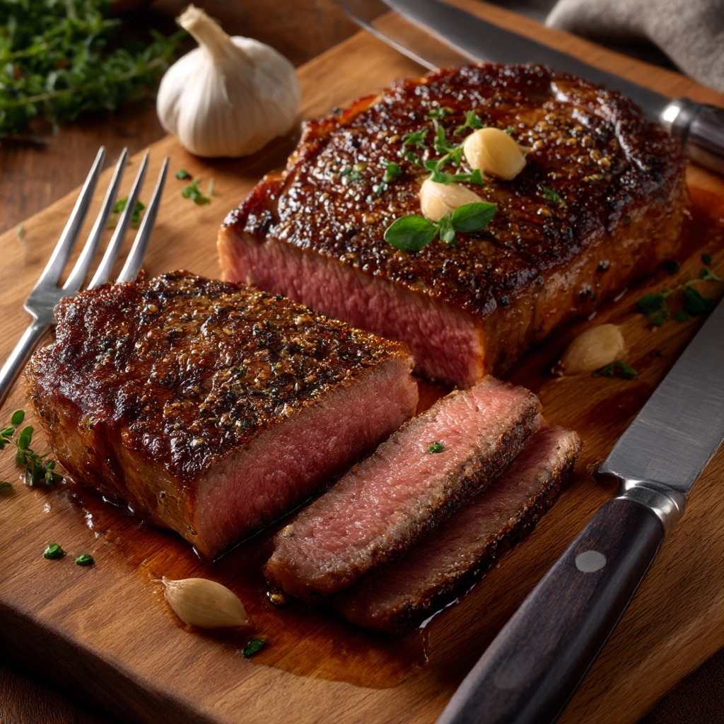 Pan Seared Ribeye Steak Recipe - Recipe Image